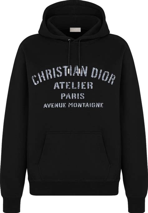 mens black dior hoodie|christian Dior couture hoodie.